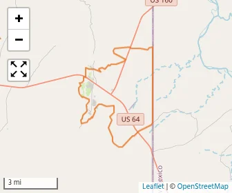Area schools map